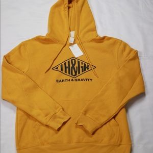 H&M hoodie, size medium, yellow, good condition!